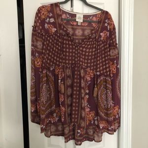 Knox Rose flowy boho top